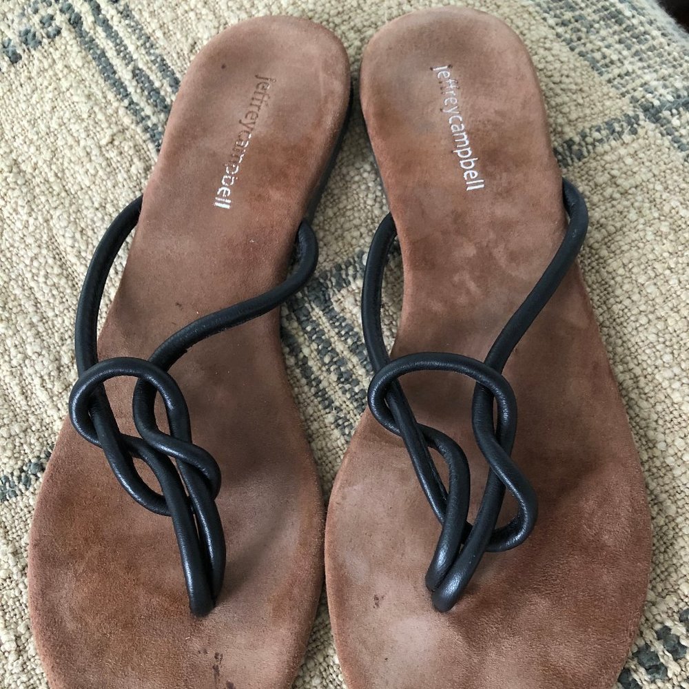 Jeffrey Campbell Malia knotted leather sandals